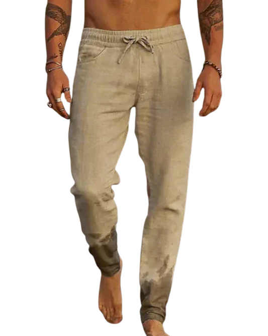 Leinen Strandhose